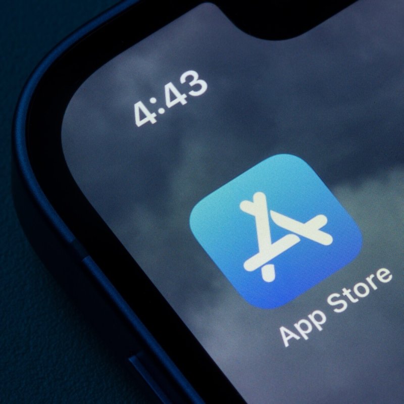 Portland, OR, USA - Dec 28, 2023: App Store icon is seen on an iPhone. App Store is an app marketplace developed and maintained by Apple Inc., for mobile apps on its iOS and iPadOS operating systems.